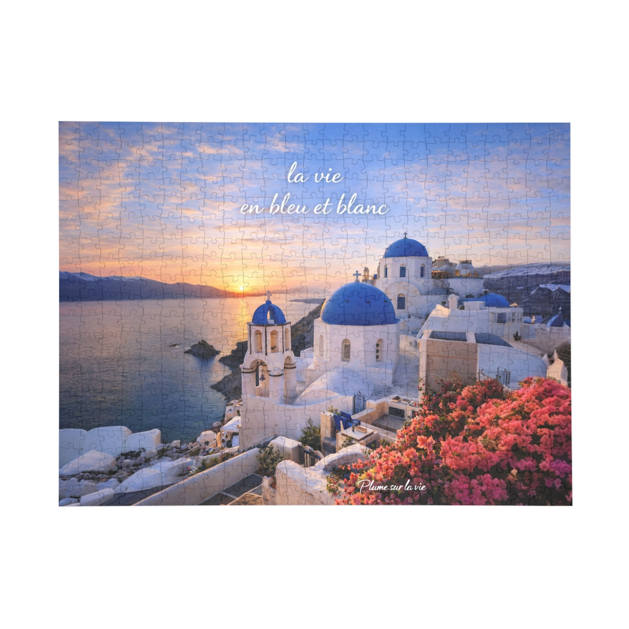 Puzzle 500 pièces - Santorin, entre ciel et mer