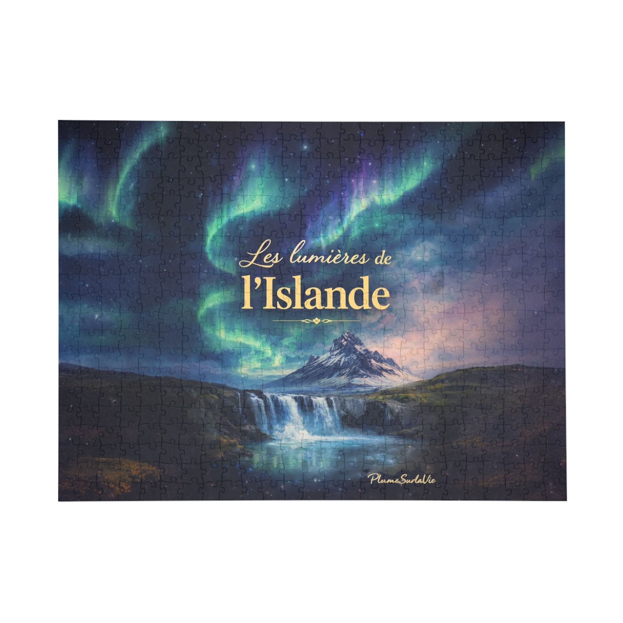 Puzzle 500 pièces - Islande, sous les lumières du nord