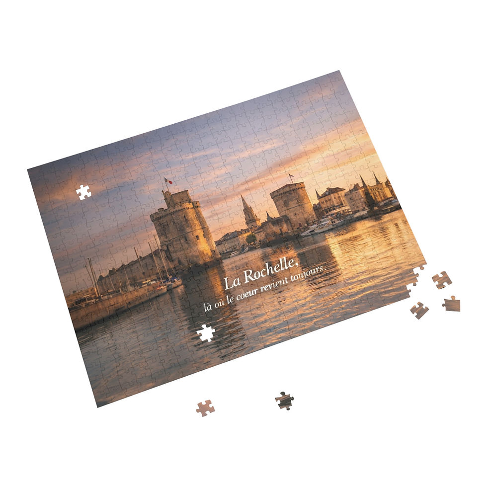 Miniature : Puzzle 500 pièces - La Rochelle, là où le coeur revient toujours