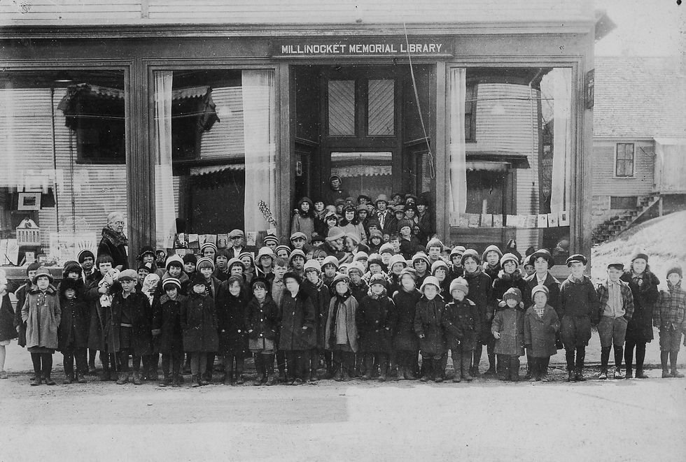 Millinocket Memorial Library, 1920-1922