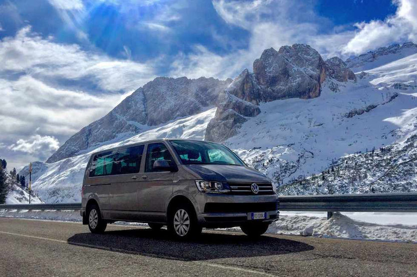 Volkswagen Transporter in Dolomiti