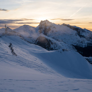 Dolomiti d'inverno: la montagna quando non c'è nessuno