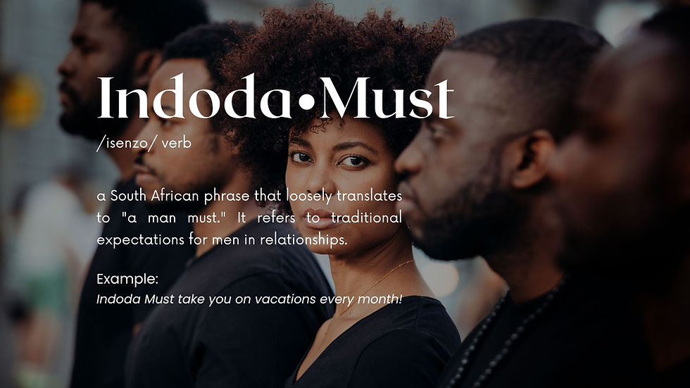 ‘Indoda Must’ Culture, Are We Redefining Love or Creating Unrealistic Expectations?