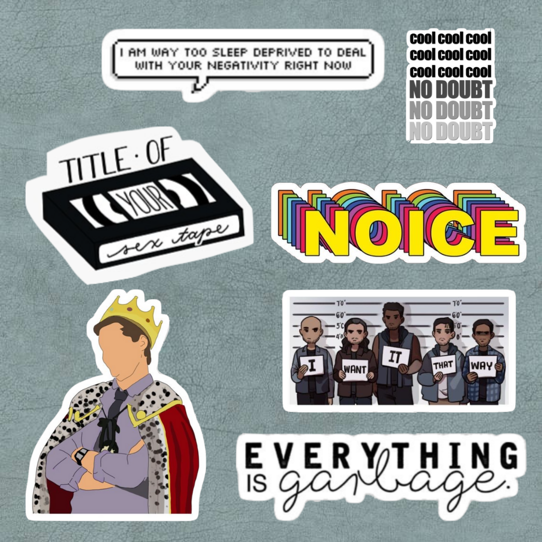 Brooklyn 99 Sticker Collection Ingrained Prints