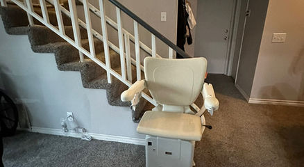 curved stair lift installation, used stair lift for sale, affordable stairlift Los Angeles, stairlift repair near me , ADA home access solutions.