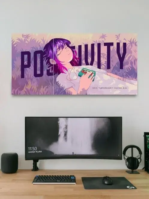 Music Positivity | Her Special Poster | 3 Split Poster