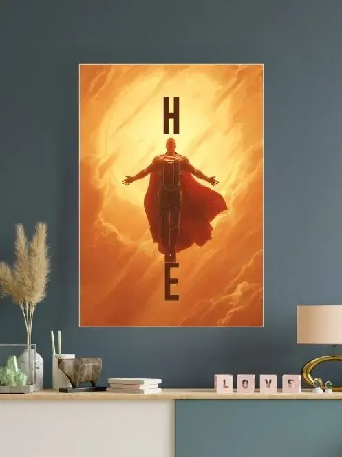 Hope Superman | Man of steel  | Movie poster