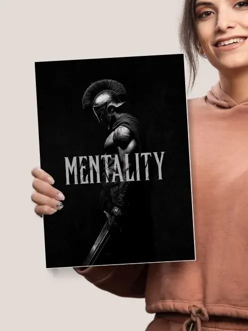 Mentality | Warrior mode | Mindset poster