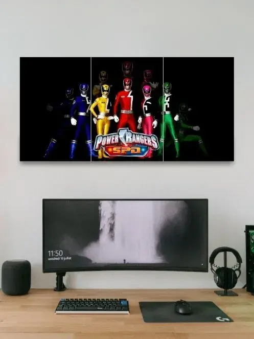 Power Rangers SPD | Jetix Poster | 3 Split Poster