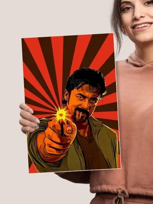 Retro Movie | The One Surya | Movie poster