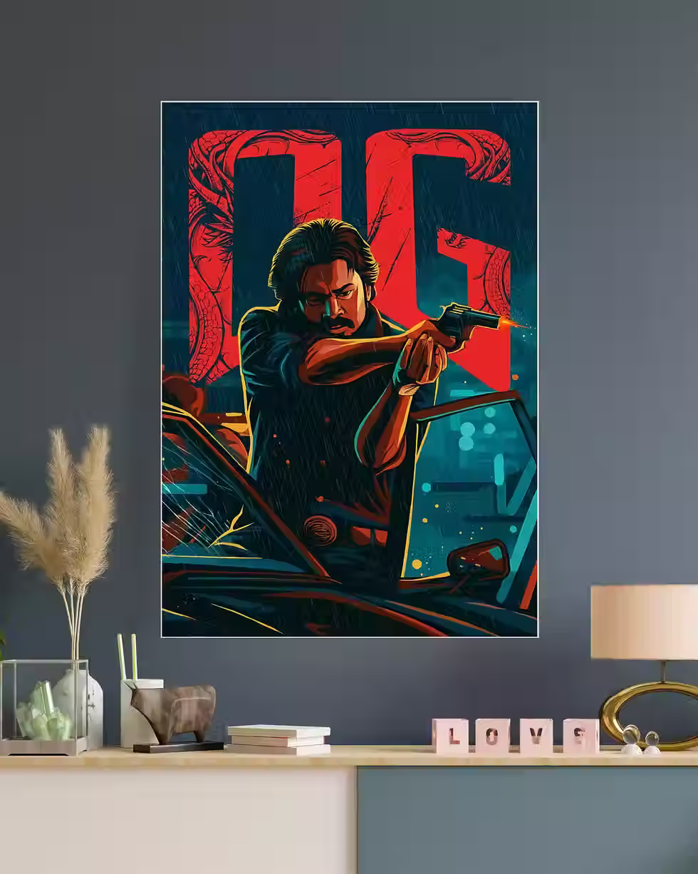 Og x Pawan Kalyan | OG Movie Comic art | Movie Poster