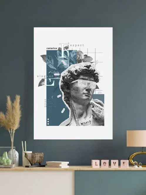 Creative Modern art | Creative art | Positivity wall Poster