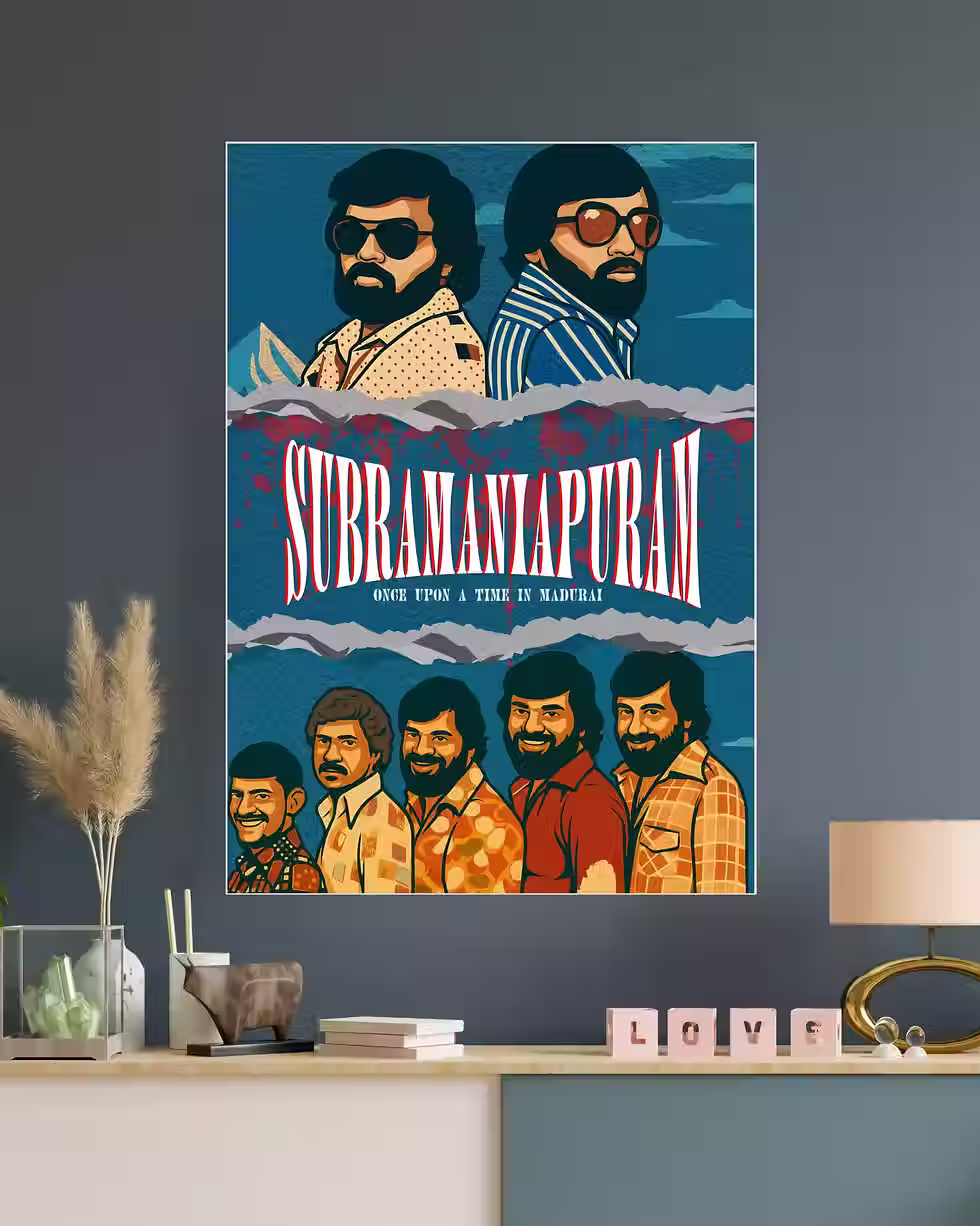 Subramaniapuram | Cult classic | Tamil Movie poster