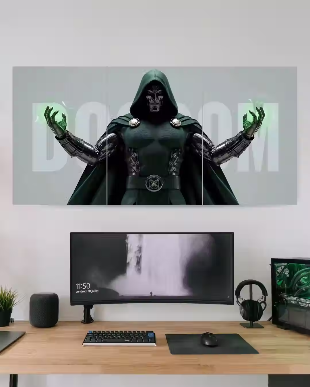Doctor Doom x Robert Downey Jr | Marvel | Movie Wall poster | 3 Piece set