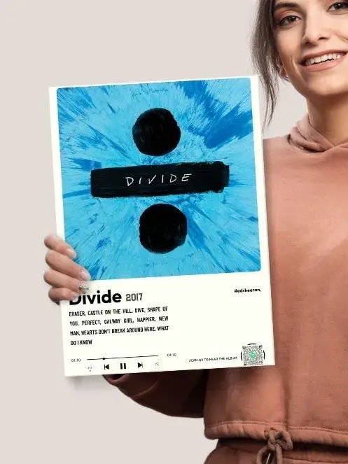 Perfect x Ed Sheeran | Music card | Music artist poster
