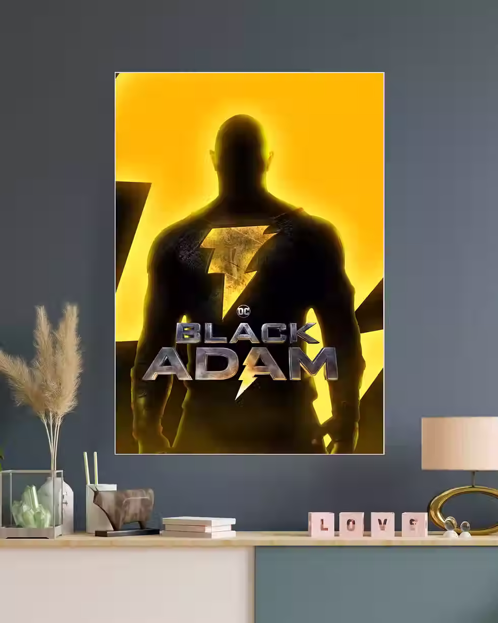 Black Adam | Dc Comics | Superhero Movie poster