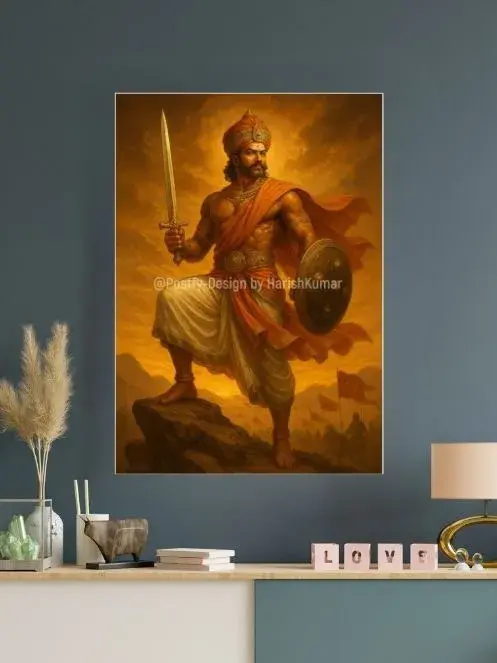 King Maveeran Alagumuthu Kone | Thamizh Kings Wall Art | Thamizh History Poster