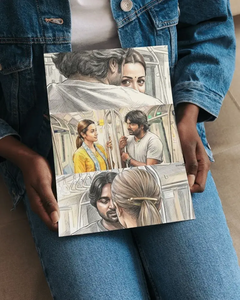 96 movie sketch art wall poster