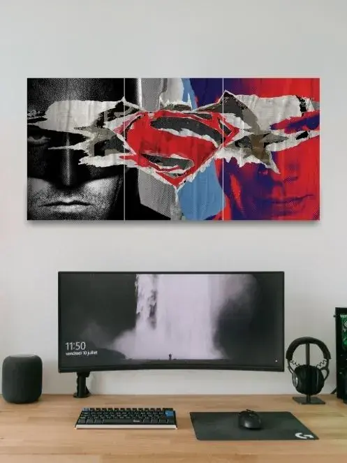 Batman x Superman | DC | 3 Split Poster