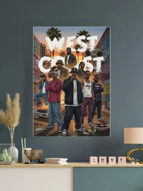 West Coast Rap | Rap Music Hip Hop | Music poster
