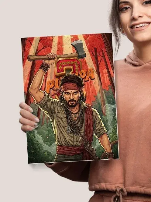 Pushpa | Pushpa 2 The rule | Movie Comic poster
