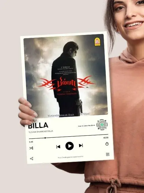 Yuvan x Billa | Spotify Music card | Music poster