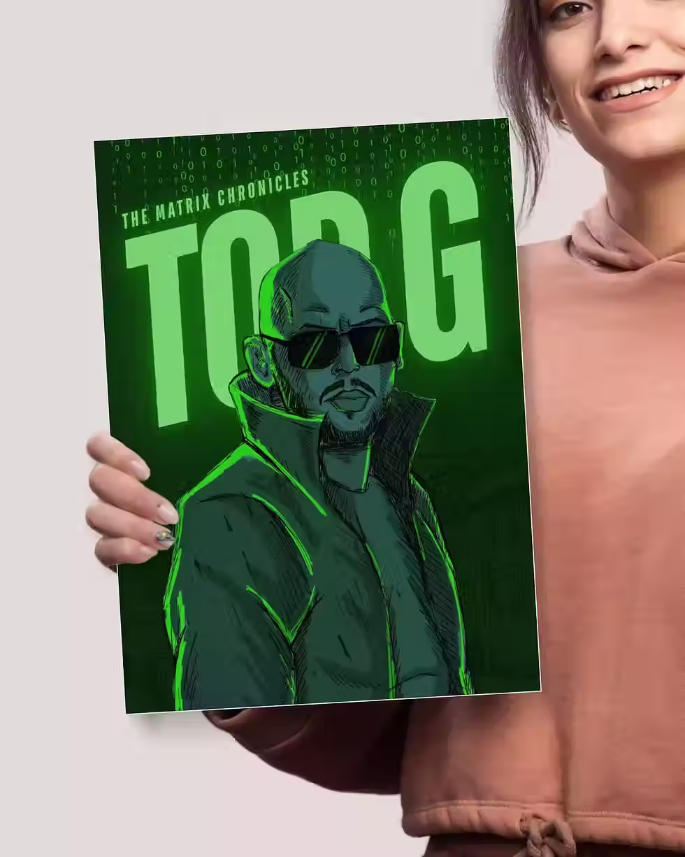 Top G The matrix | Andrew Tate | Alpha male Poster