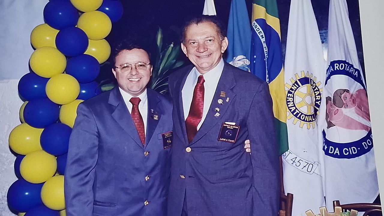 Eduardo Vasco e o GD 2003-2004 Luiz Osair de Medeiros.