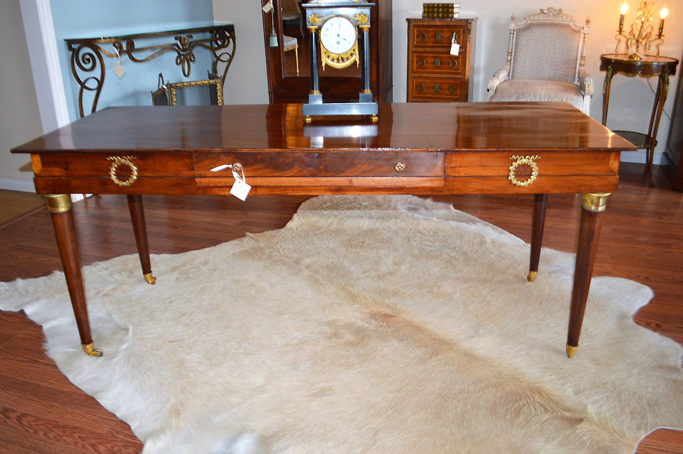 Mahogany console, sofa table