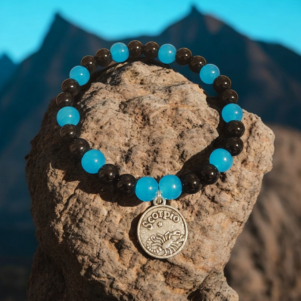 Scorpio Aquamarine & Black