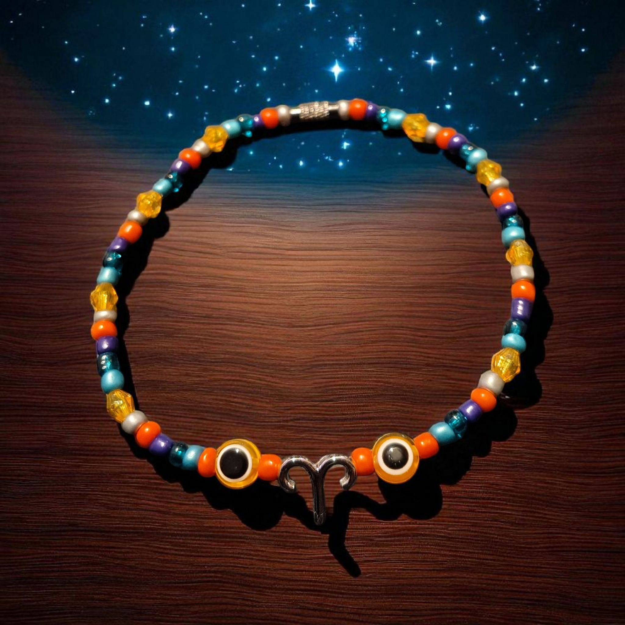 Aries Orange Evil Eyes