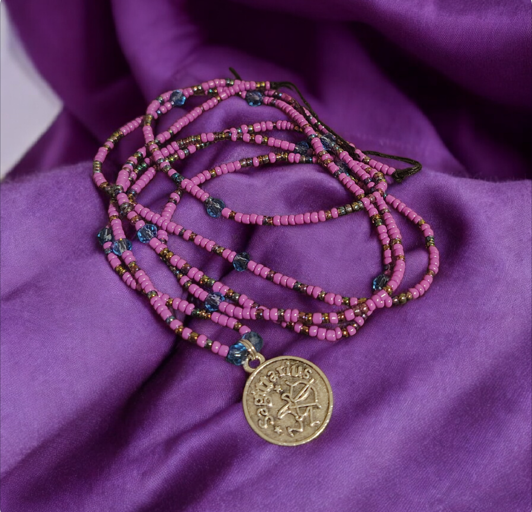 Sagittarius Purple & Majestic Beads