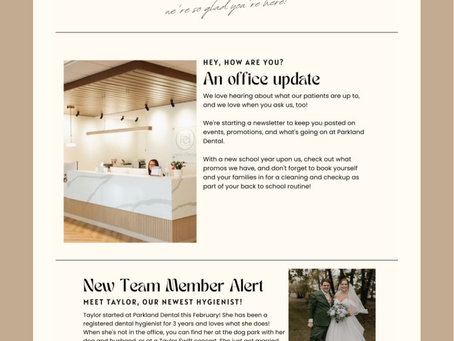Parkland Dental Newsletter June 2025