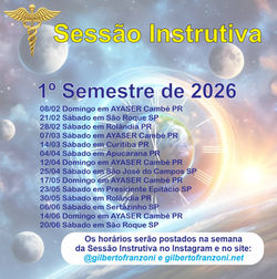 Agenda 1º Semestre de 2026