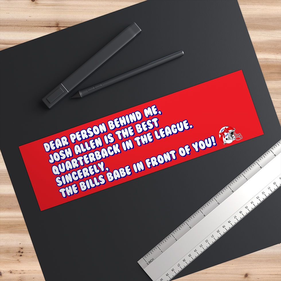 Thumbnail: Josh Allen Bumper Sticker