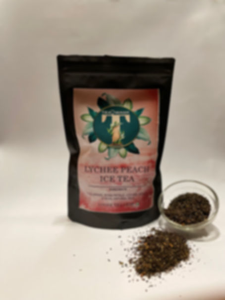Lychee Peach Ice tea