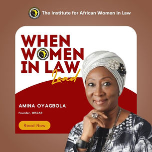 Amina Oyagbola: Pioneering Change and Empowering Women in Leadership