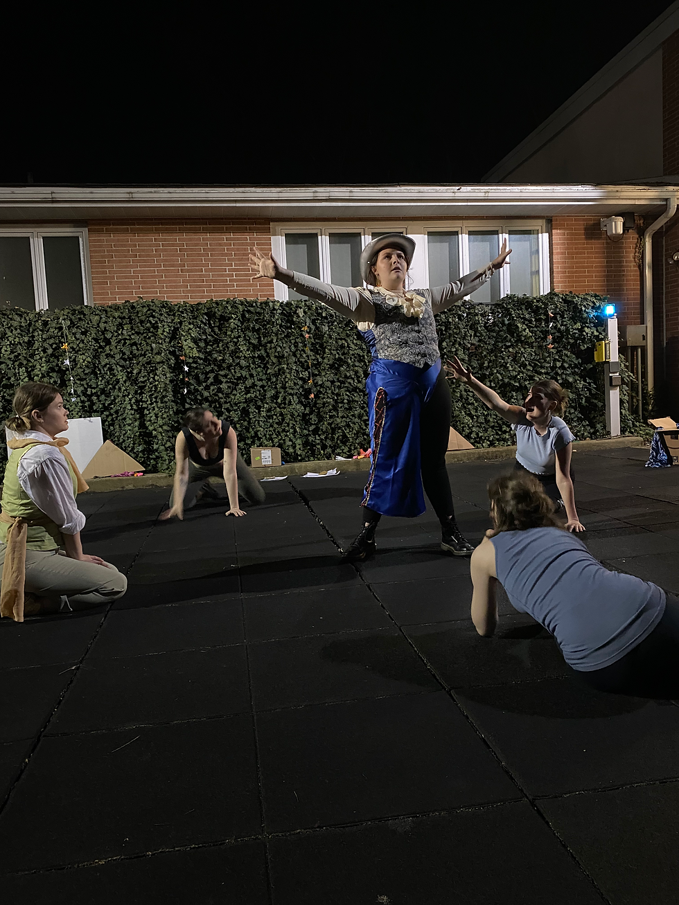 Kayla Bassoff (Conceited Man) and the cast of The Little Prince