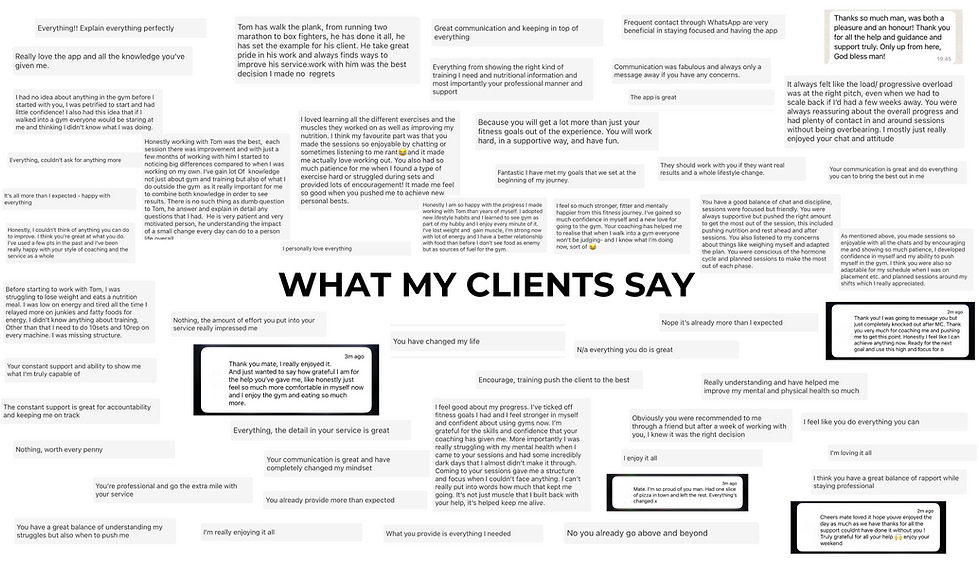Client feedback messages