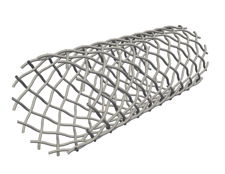 Create a braided stent