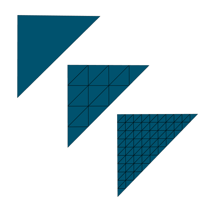 Subdivide a triangle mesh