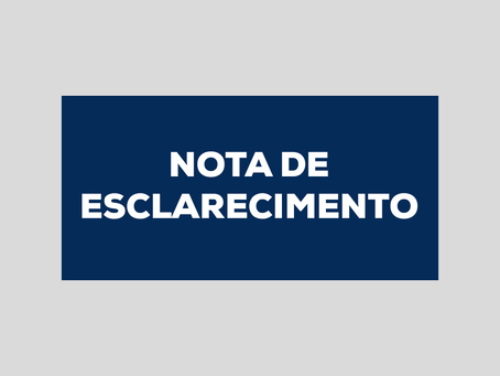Nota de esclarecimento