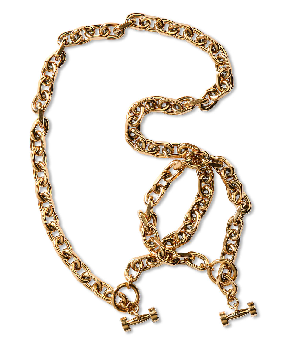 Thumbnail: Cable Necklace - Gold