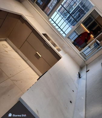 Linea Marble Marmo Inn aplicado en obras