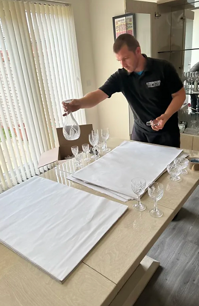 Packing glassware