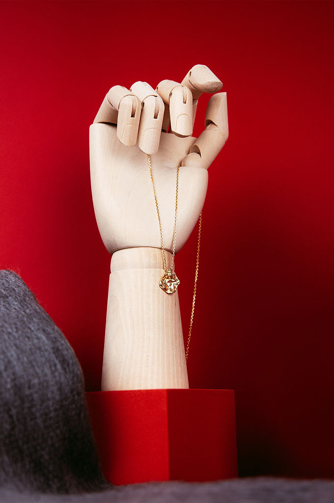 Червен коледен сет с бижута