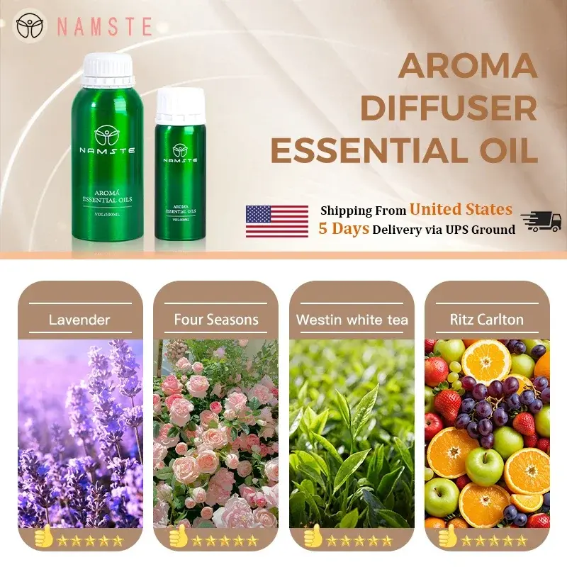 Thumbnail: NAMSTE 100ML Perfume Hotel Essential Oil Home Air Freshener Pure plant essential