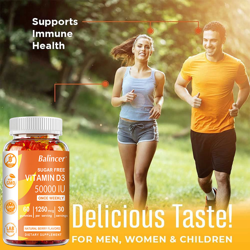 Thumbnail: High Potency Vitamin D3 50,000 IU - Immune Support, Bone, Teeth, Heart and Nerve