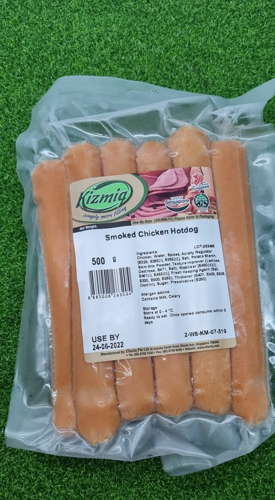 Smoked Chicken Hotdog