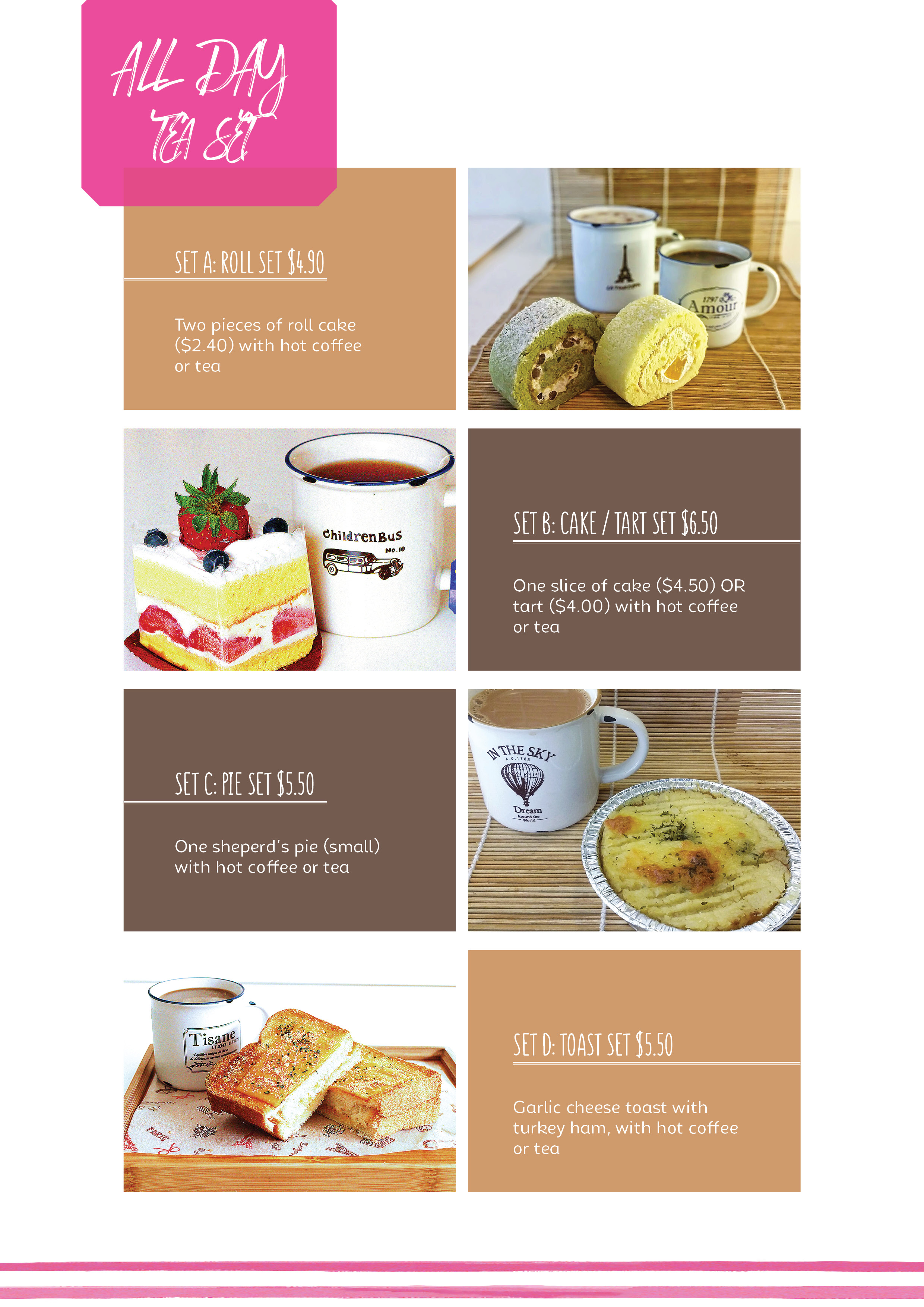 Cafe menu Naomi Kitchen Cafe menu Naomi Kitchen